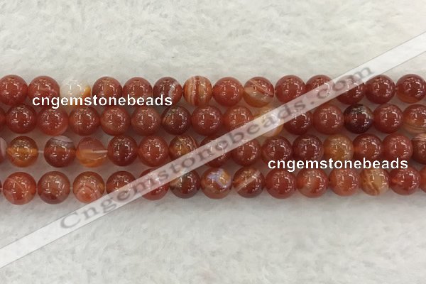 CAA1903 15.5 inches 10mm round banded agate gemstone beads