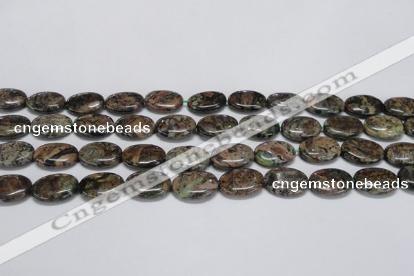 CAF125 15.5 inches 10*14mm oval Africa stone beads wholesale