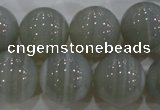 CAG5326 15.5 inches 18mm round grey line agate beads wholesale