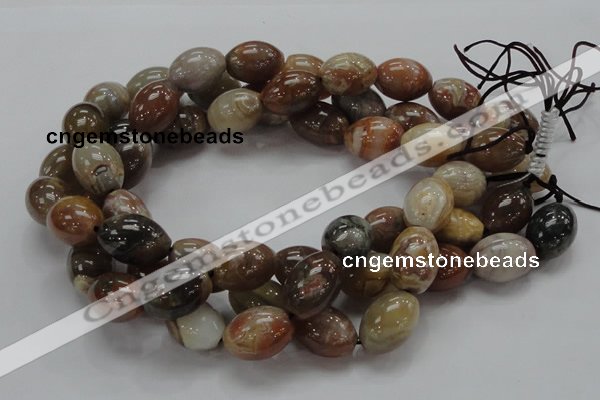 CAG774 15.5 inches 16*21mm rice yellow agate gemstone beads