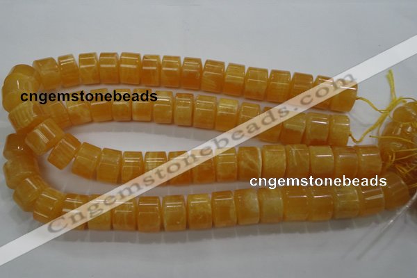 CCA19 15.5 inches 12*18mm rondelle calcite gemstone beads