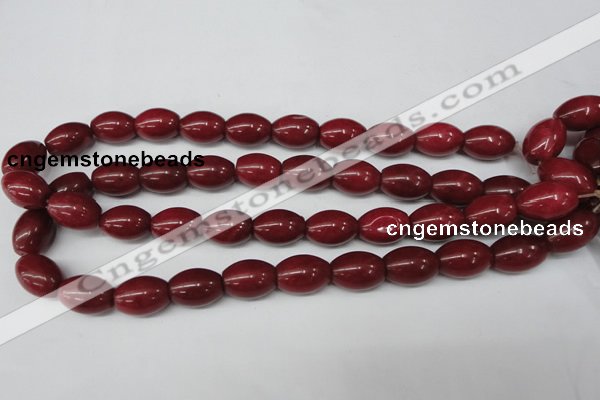 CCN125 15.5 inches 13*18mm rice candy jade beads wholesale