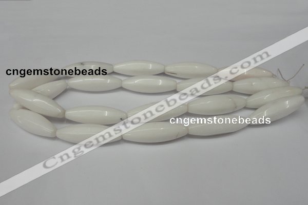 CCN136 15.5 inches 12*40mm rice candy jade beads wholesale