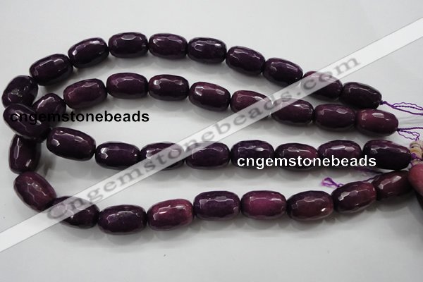 CCN1505 15.5 inches 13*20mm faceted drum candy jade beads wholesale