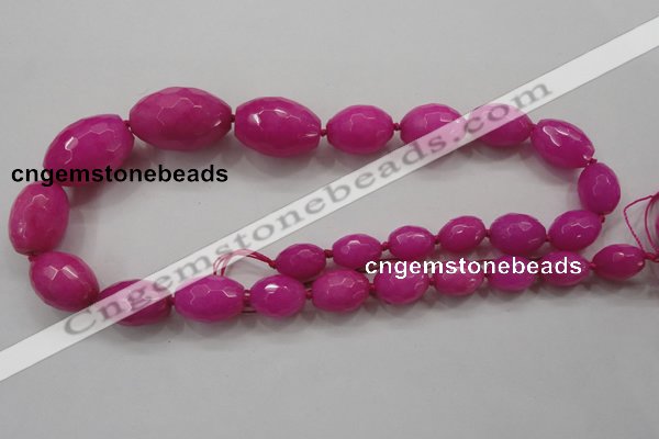 CCN1510 15.5 inches 10*14mm – 20*30mm faceted rice candy jade beads