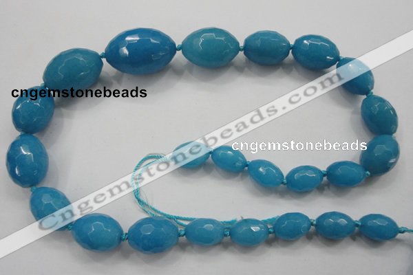 CCN1514 15.5 inches 10*14mm – 20*30mm faceted rice candy jade beads