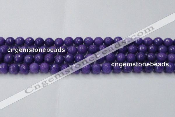 CCN2061 15 inches 12mm faceted round candy jade beads wholesale