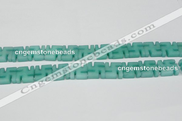 CCN3961 15.5 inches 20*20mm svastika candy jade beads wholesale