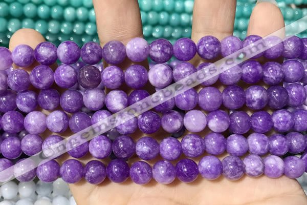 CCN5356 15 inches 8mm round candy jade beads Wholesale