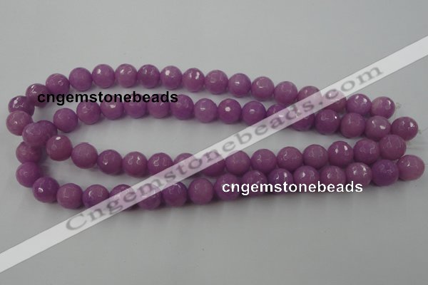 CCN863 15.5 inches 16mm faceted round candy jade beads