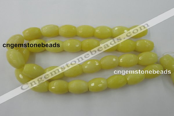 CCN964 15.5 inches 18*25mm faceted drum candy jade beads