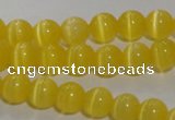 CCT1210 15 inches 4mm round cats eye beads wholesale