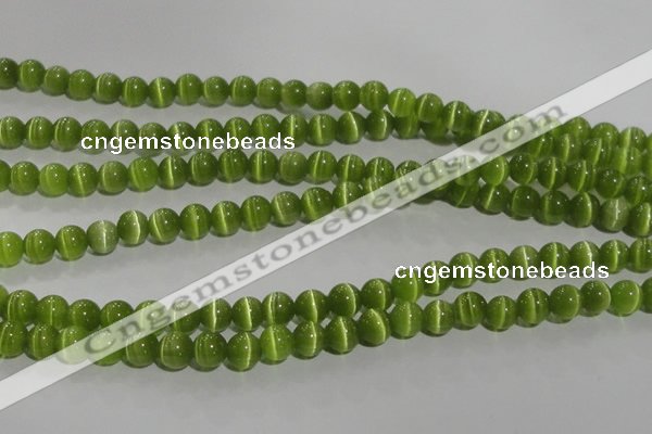 CCT1223 15 inches 4mm round cats eye beads wholesale