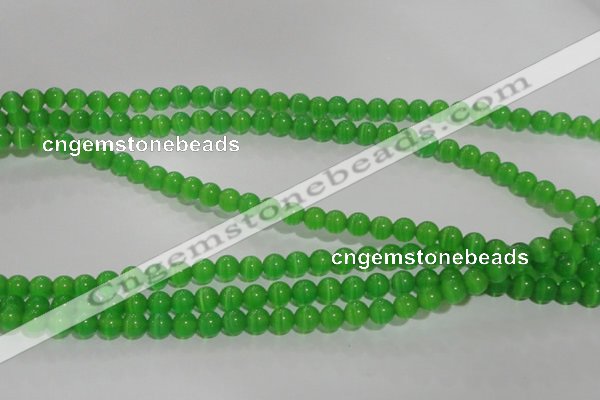 CCT1225 15 inches 4mm round cats eye beads wholesale