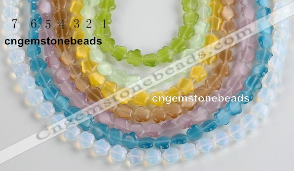 CCT15 Different color 10mm star shape cats eye beads Wholesale