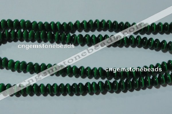 CCT290 15 inches 5*8mm rondelle cats eye beads wholesale