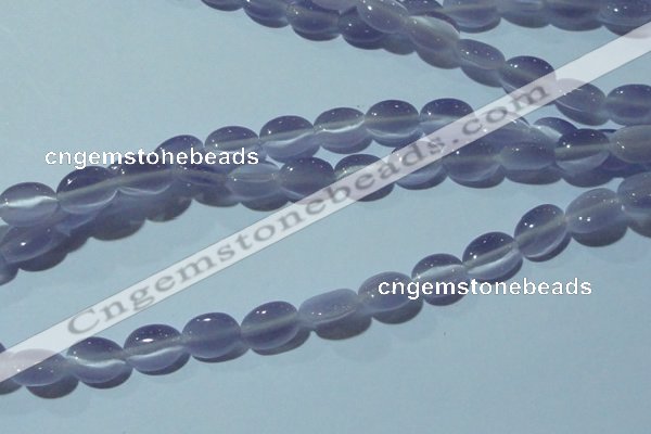 CCT639 15 inches 6*8mm oval cats eye beads wholesale