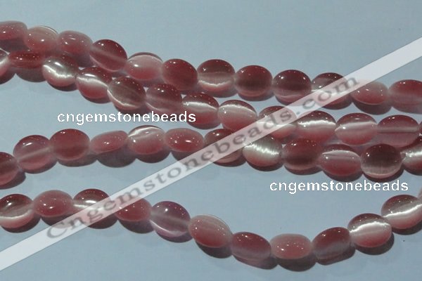 CCT665 15 inches 8*10mm oval cats eye beads wholesale