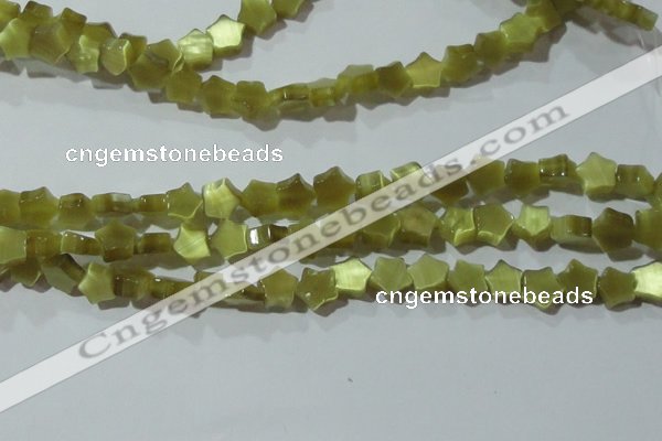 CCT811 15 inches 6mm star cats eye beads wholesale