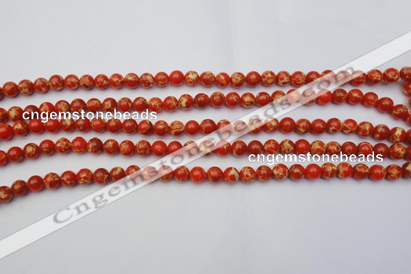 CDE2000 15.5 inches 4mm round dyed sea sediment jasper beads