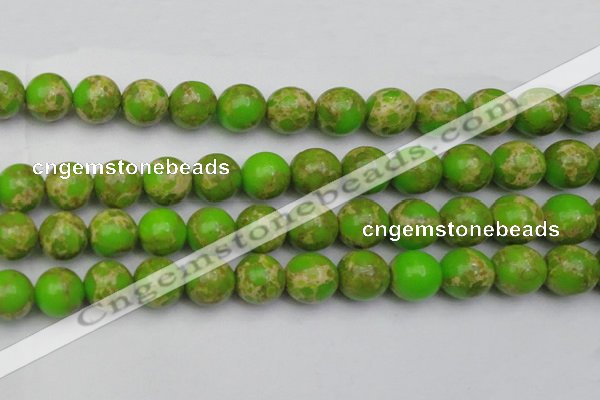 CDE2074 15.5 inches 20mm round dyed sea sediment jasper beads