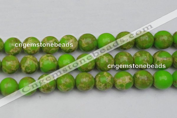 CDE2075 15.5 inches 22mm round dyed sea sediment jasper beads