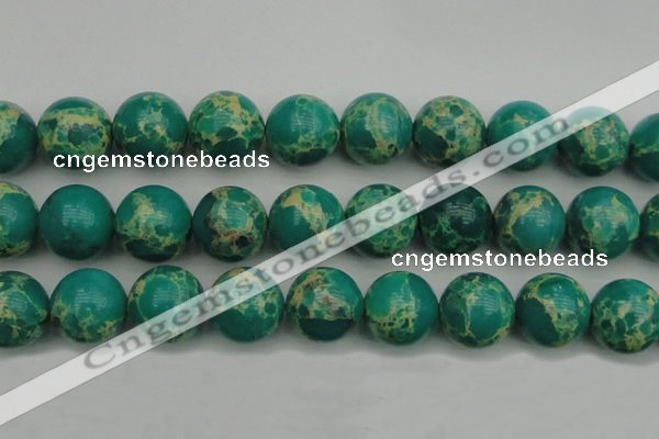 CDE2252 15.5 inches 24mm round dyed sea sediment jasper beads