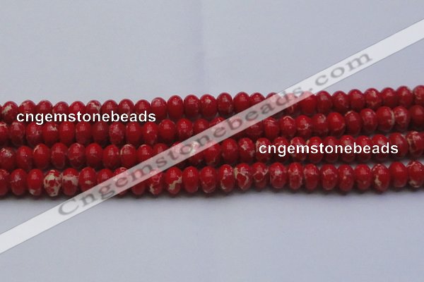 CDE2622 15.5 inches 15*20mm rondelle dyed sea sediment jasper beads