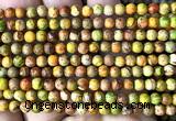 CDE3016 15 inches 4mm round sea sediment jasper beads wholesale