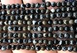 CDE3039 15 inches 4mm round sea sediment jasper beads wholesale