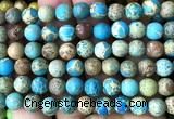 CDE3202 15 inches 8mm round sea sediment jasper beads wholesale