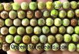 CDE3280 15 inches 8mm round sea sediment jasper beads wholesale