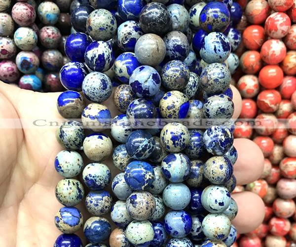 CDE3311 15 inches 10mm round sea sediment jasper beads wholesale