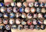 CDE3320 15 inches 10mm round sea sediment jasper beads wholesale