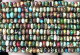 CDE3462 15 inches 3*4mm rondelle sea sediment jasper beads