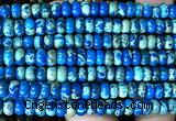 CDE3506 15 inches 4*6mm rondelle sea sediment jasper beads