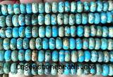 CDE3553 15 inches 5*8mm rondelle sea sediment jasper beads