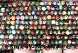 CDE3800 15 inches 4mm round rainbow sea sediment jasper beads