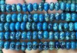 CDE3853 15 inches 5*8mm rondelle sea sediment jasper beads