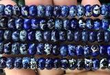 CDE3854 15 inches 5*8mm rondelle sea sediment jasper beads