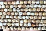 CDE3900 15 inches 5*7mm nuggets sea sediment jasper beads