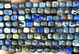 CDE3909 15 inches 5*7mm nuggets sea sediment jasper beads