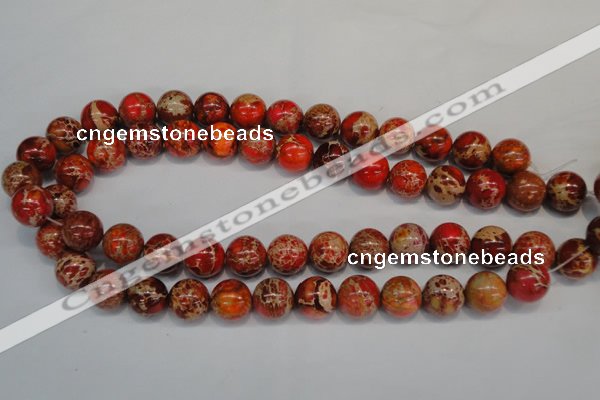 CDE495 15.5 inches 14mm round dyed sea sediment jasper beads