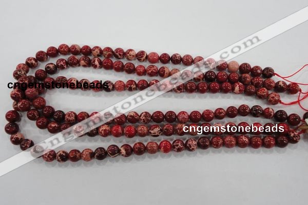 CDI822 15.5 inches 8mm round dyed imperial jasper beads wholesale