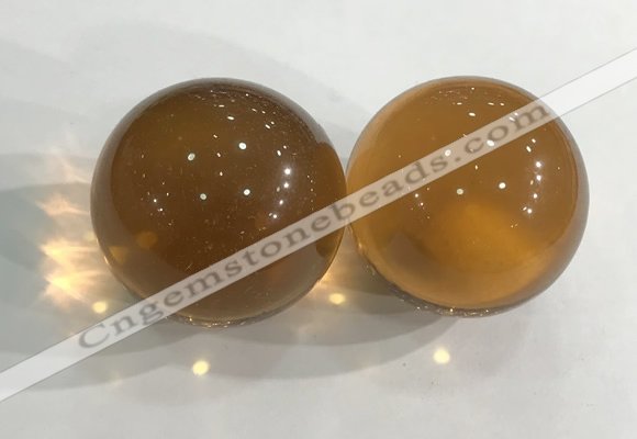 CDN1227 40mm round glass decorations wholesale