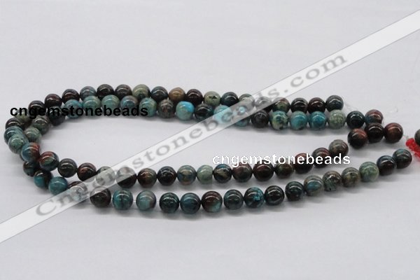 CDS07 16 inches 10mm round dyed serpentine jasper beads wholesale