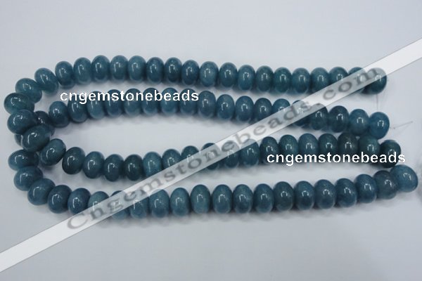 CEQ26 15.5 inches 10*14mm rondelle blue sponge quartz beads