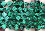 CFG1609 15 inches 8mm four leaf clover synthetic malachite beads