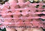 CFG1800 15 inches 12mm four leaf clover cherry quartz beads