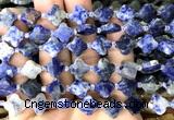 CFG1810 15 inches 12mm four leaf clover sodalite gemstone beads